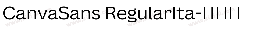 CanvaSans RegularIta字体转换 CanvaSans RegularIta字体转换